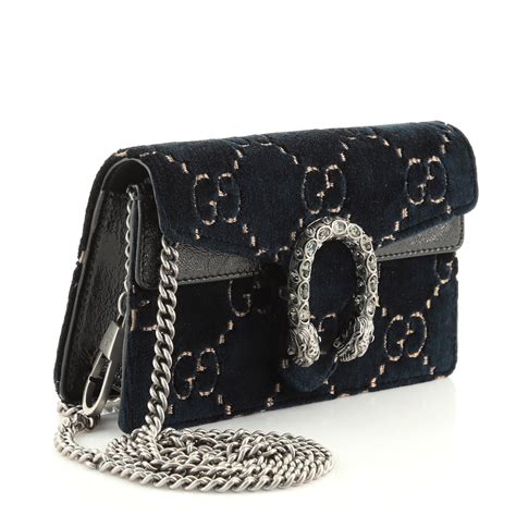 gucci super hold bag|GUCCI Velvet Super Mini Dionysus Shoulder Bag Black.